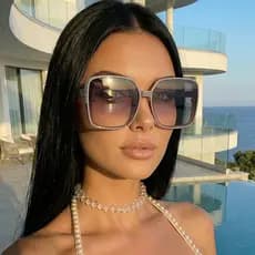Nova Menina Quente Quadrado Fino Glitter Quadro Luxo Ins Estilo UV400 Óculos De Sol Para Mulher