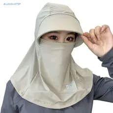 Chapéu De Sol Para Guarda-BLUEVELVETSP , Boné De Proteção UV De Verão Com Aba Larga De Cor Sólida , Colheita De Chá À Pr