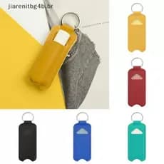 JIARN Bolsa Multifuncional De Couro PU Lipsti Para Chaveiro , 1 Peça , Porta-Chaves Colorido , Portátil Bálsamo Labial M