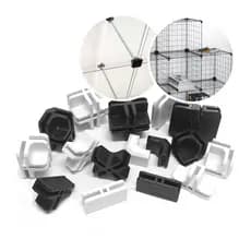 Conectivo para Balcão de Vidro 4mm Conector de Tela Aramada Conectivo para Estante Conectivo para Cercado Pet