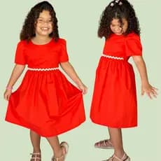 VESTIDO INFANTIL MENINA COM MANGA  TRICOLINE ALGODÃO MODA EVAGELICA FESTAS CASAMENTOS IGREJA