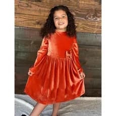 VESTIDO INFANTIL INVERNO MENINA MANGA LONGA