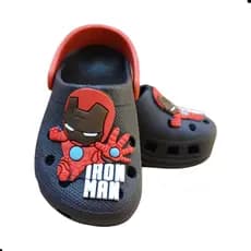 Sandália Infantil Menino Homem De Ferro Vingadores Filme Chinelo Papete Envio Rápido