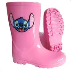 Galocha Bota Infantil Menina Stich 27 Ao 34 Chuva Frio Escola Confortável Divertido