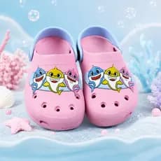 Sandália Infantil Menina Papete Chinelo Tubarãozinho Super Macia Antiderrapante Leve Macio Promoção