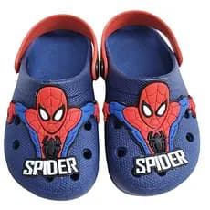 Babuche Sandália Infantil Spider Homem Aranha Leve Macio Não Escorrega Piscina Escola Colégio