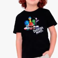 CAMISETA INFANTIL DIVERTIDAMENTE CAMISA DESENHO ANIMADO 100% ALGODÃO