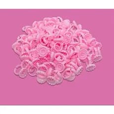 100 Unidades Anel Batoque Flor Divisória Cola Henna Tinta Cílios