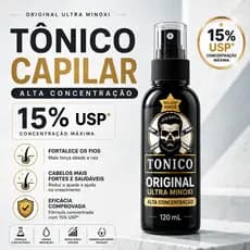 Tônico Capilar, cabelo, barba e sobrancelha com falhas