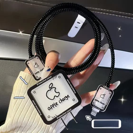 Capa protetora de cabo de dados Apple 20W adequada para cabo de dados Apple 17/16/15/14 anti-quebra e anti-enrolamento