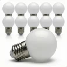 10 Lampada Bolinha 3w Bivolt Led Varal Luzes