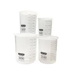 Kit Potes Herméticos Plástico Multiuso Conjunto 4 Peças Resistentes Práticos Cozinha