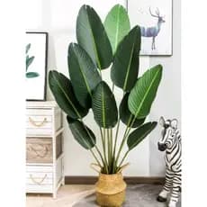 Bananeira Viajante Artificial Grande Planta 150cm, Planta Artificial Realista, Plantas artificiais.