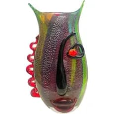 Murano Peça Artesanal Para Decoração Com 28cm, Murano ideal para decoração Sala e diversos ambientes .