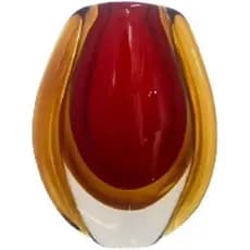 Vaso De Murano Colorido Grande Para Decoração 22cm, Vaso Murano decoração Sala e diversos ambientes.