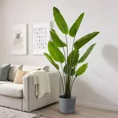 Planta Arificial Bananeira Para Sala Planta Decorativa Com 1.60m, Plantas Artificiais para Decoração de Casa