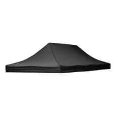 Lona Para Tenda Sanfonada 3x4.5m Em Oxford 800d Impermeável Cor Preto