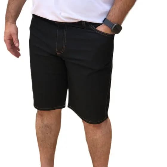 Bermuda Jeans Masculina Tipo Short Masculino Slim Estilo Original Conforto com Lycra