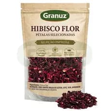Flor de Hibisco Seca para Chá 100% Natural Hibiscus sabdariffa Granuz [Envio HOJE]