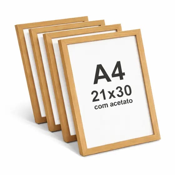 Moldura A4 Para Certificado Diploma Fotografia Moderna 6 Unidade