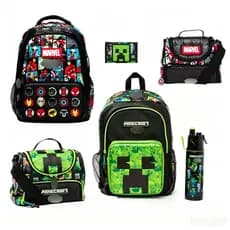 Austrália Minecraft Marvel super-heróis mochila estudantes da escola primária grande capacidade mochila crianças lazer a