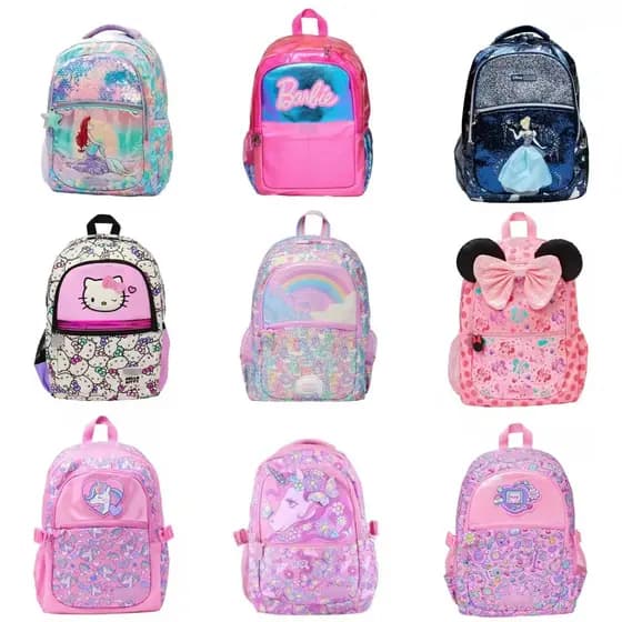 Mochila escolar australiana de tamanho grande, estudantes da escola primária, crianças, grande capacidade, série de moch