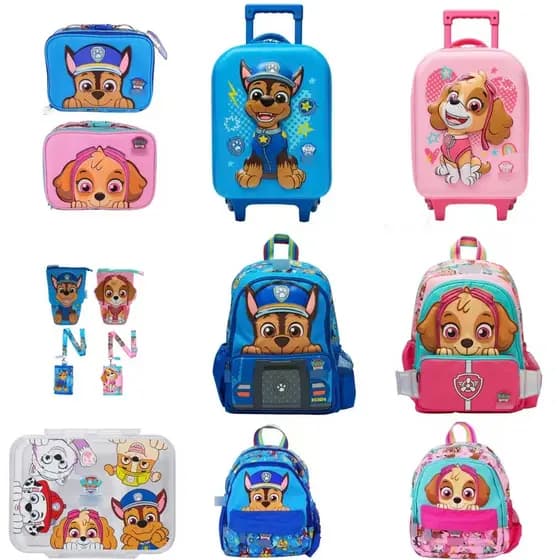 Austrália PAW Patrol Schoolbag Escola Primária Crianças Conjunto de Bolsa de Lazer Ao Ar Livre Série