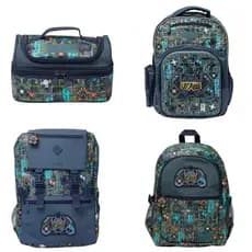 Telescópio cinza australiano mochila estudantes da escola primária grande capacidade lazer ao ar livre saco conjunto sér