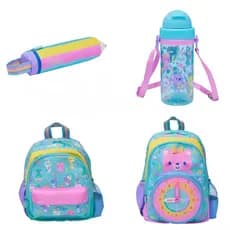 Australian luz azul hora mão Animal saco de escola primária crianças mochila grande capacidade dos desenhos animados moc