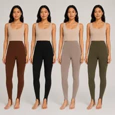 Legging Pezinho Feminina Cintura Alta Suplex Premium Academia Yoga Modeladora