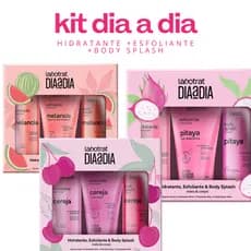 Kit Cuidados Com a Pele Esfoliante + Hidratante + Body Splash Labotrat