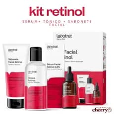 Labotrat Dermoskin Kit Facial Retinol C/3 Itens