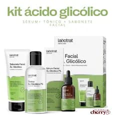 Labotrat Dermoskin Kit Facial Ácido Glicólico C/3 Itens