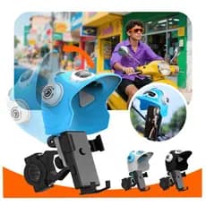 Suporte de Celular Para Moto Proteção de Telefone Capacete Motocicleta Bicicleta Navegação Elétrica