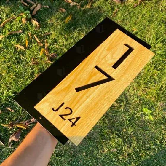 Número Residencial Luxo Design Exclusivo Personalizado Decoração Casa