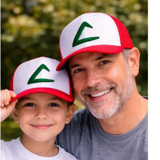 bone Pokemn Ash Ketchum , marioo, capivaraa,sao pauloo, palmeiraadulto e infantil