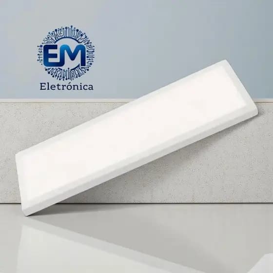 Kit 5 Painéis LED de Sobrepor 30x120 48W – 6.500K Branco Frio – Bivolt 127/220V
