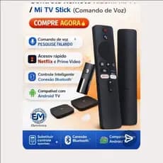Controle compatível Xiaomi Mi TV / Mi TV Stick (Comando de Voz)