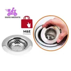 Ralo Para Pia Cozinha  Aço Inox 72 Mm 7,2 Cm Válvula 1.1/4''