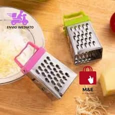 Mini Ralador De 4 Faces  De Inox Legumes Alho E  Queijo E Legumes