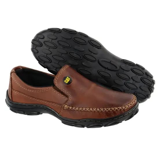 Mocassim Masculino Cat Couro Casual Oferta