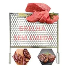 grelha SEM EMENDA 57x40cm para churrasco assar carne