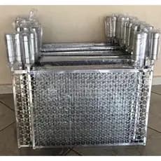 Grelha 57x40 Inox de assar carne Para Churrasqueira Churrasco