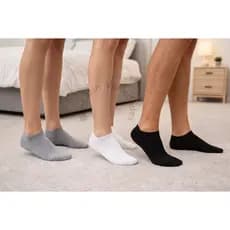Kit Com 3/9/12 Pares de Meias Soquete Cano Curto  Masculina Feminina Unissex