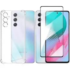 Capa Capinha Transparente Anti Impacto+Película de Vidro 3D Samsung Galaxy A01 / A02  A11/M11 /S23 /M53 /M14 /M54