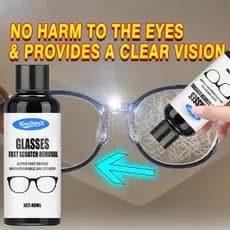 Removedor De Arranhões De Lentes , Kit De Reparo De Polimento De Óculos De Sol , Limpador Com Esponja , Creme lameintbr