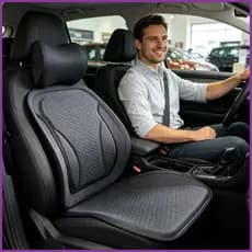 Capas De Assento De Resfriamento Para Carros Favo De Mel Antiderrapante Respirável Verão Auto Gel Clima Quente lameintbr