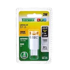 Lampada Led Bipino G9 25 / 3W 3000K-7897079068696