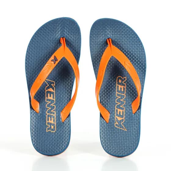 Chinelo Kenner New Summer Azul e Laranja - Masculino