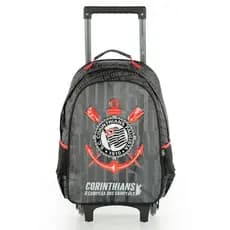 Mochila com Rodas Escolar Xeryus 16 Corinthians 16400 Preto - Infantil